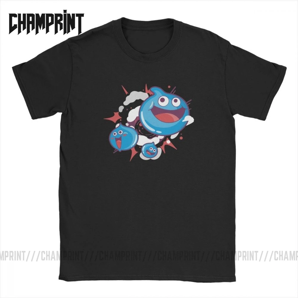 Футболки Crazy Boingburg Dragon Quest мужские хлопковые футболки Си ролевая игра Торияма игры