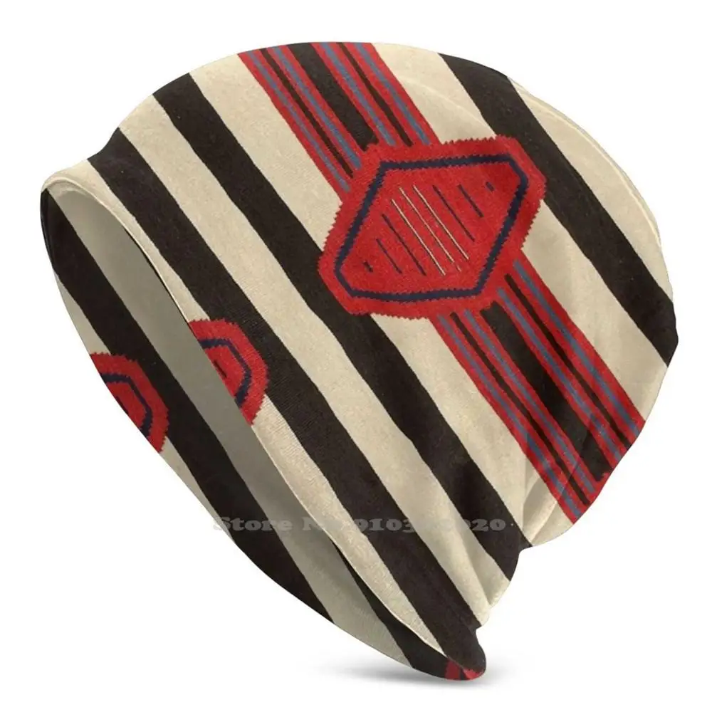 

Navajo Blanket 1864 Scan Of Original Art Now Worth $40 000 Unisex Thin Knitted Beanie 3D Diy Hats Original Indigenous Navajo