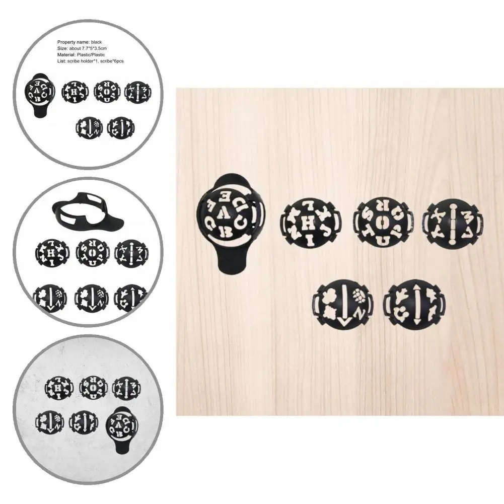 

Golf Ball Line Marker English Letter Plastic English Letter Golf Ball Marking Stencils Line Marker