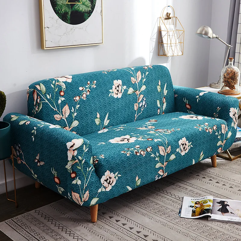 

Small Flower 3D Print Sofa Cover All-Inclusive Elastic Seat Covers For Living Room Couch Covers Longue Slipcovers 1/2/3/4 Seat