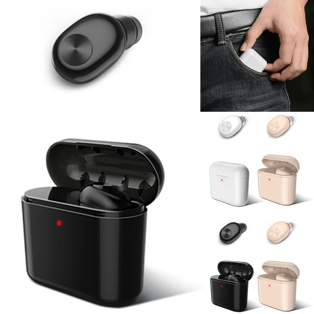 Портативные Беспроводные спортивные наушники SOONHUA V4.2 наушники-вкладыши HIFI