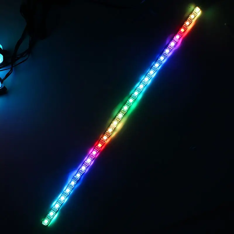 Coolmoon 40 см Магнитная светодиодная подсветильник ка RGB с 30 шт. светодиодных