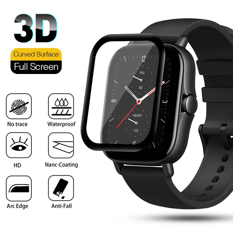 3D Защитная пленка для Xiaomi Huami Amazfit GTS 2 2E GTS2 Mini E on Xiomi Mi GTS2e Watch мягкая защита экрана не