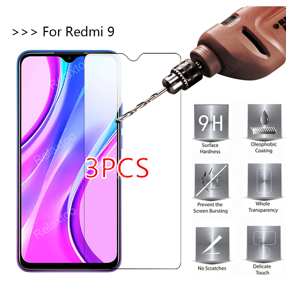 

3pcs Glass screen protectors For Redmi 9 Protective Glass for Xiaomi Redmi 9A for Xiaomi Redmi 9C k20 pro k20 Tempered Glass