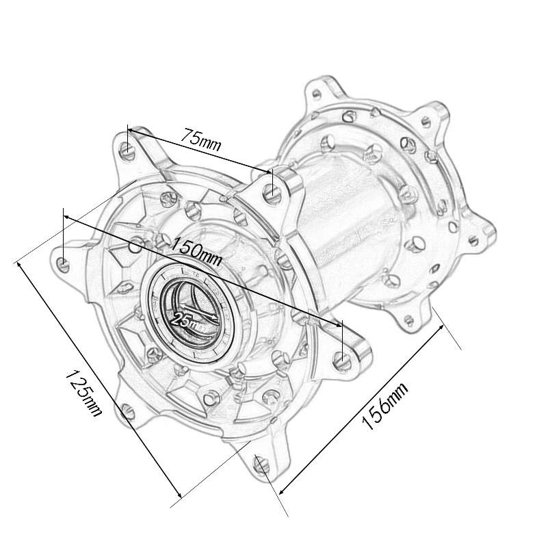 Набор ступиц для передних и задних колес KTM 125-530 2003-2017 2004 2005 2006 2007 2008 2009 2010 2012 2013 |
