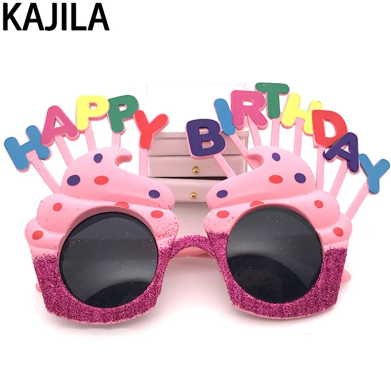 Смешные украшения круглые солнцезащитные очки подарок дети мальчики девочки с