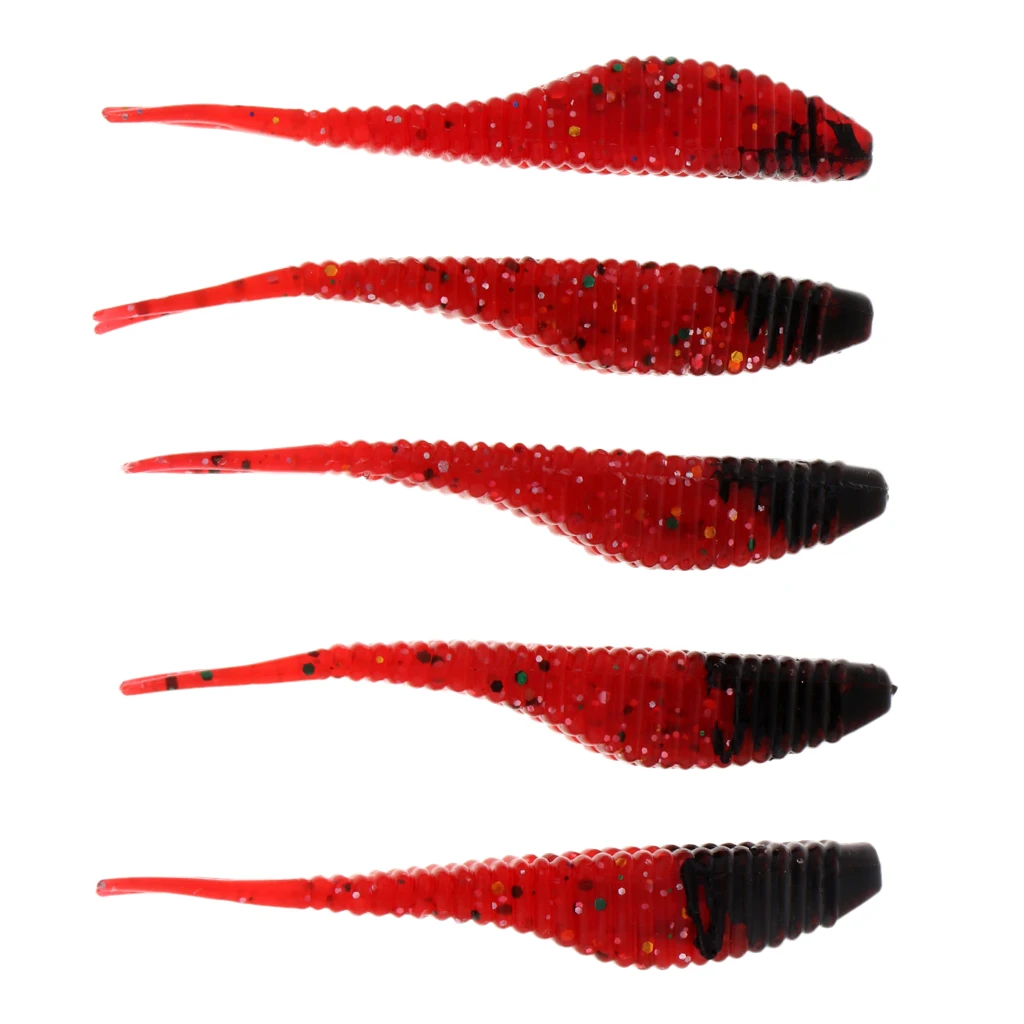 

5Pcs Wobblers Fishing Lures Swimbait Silicone Bait Carp Artificial Soft Lure Fishing Baits for Fisherman Saltwater Freshwater