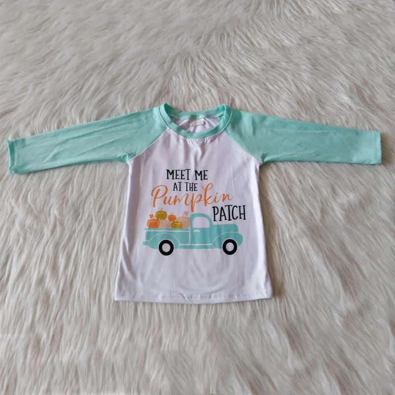 Новинка детские футболки Топ с длинным рукавом для новорожденных девочек и