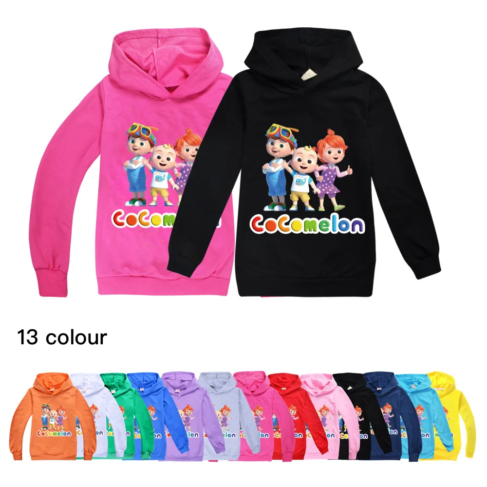 

Cocomelon Cross Border Fashion of Children Dear Baby Clothing Cotton Boys Funny Shirt Big Kids Hoodies Tshirt Little Child Tops