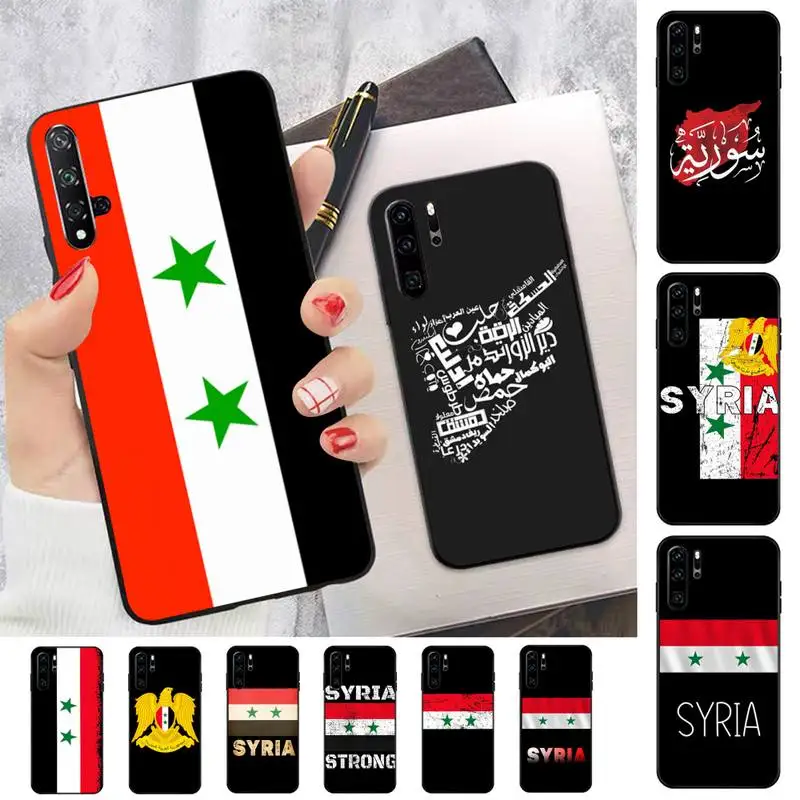 

Syria Flag Phone Case for Huawei P30 40 20 10 8 9 lite pro plus Psmart2019