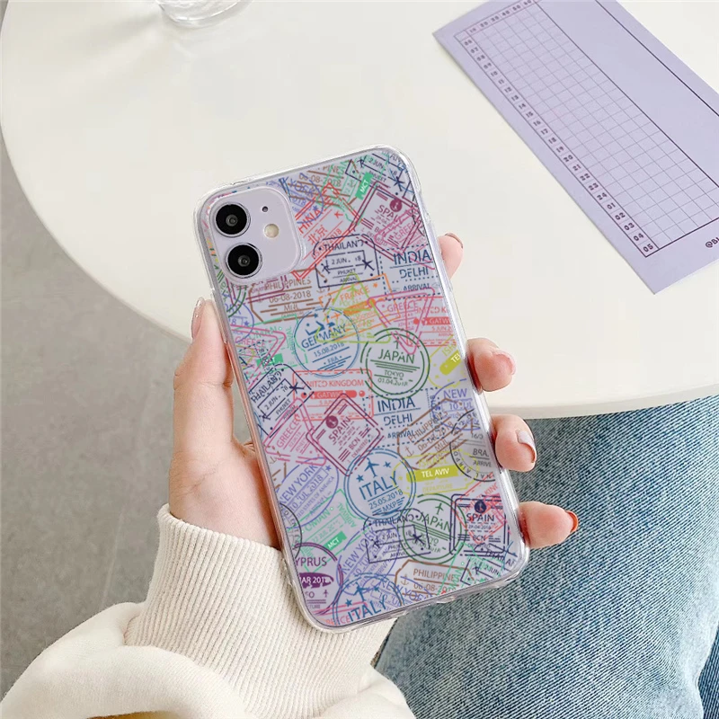 Милый креативный мягкий чехол для телефона с паспортом iPhone 11Pro Max X XR XS 7 8 Plus SE 2020 2