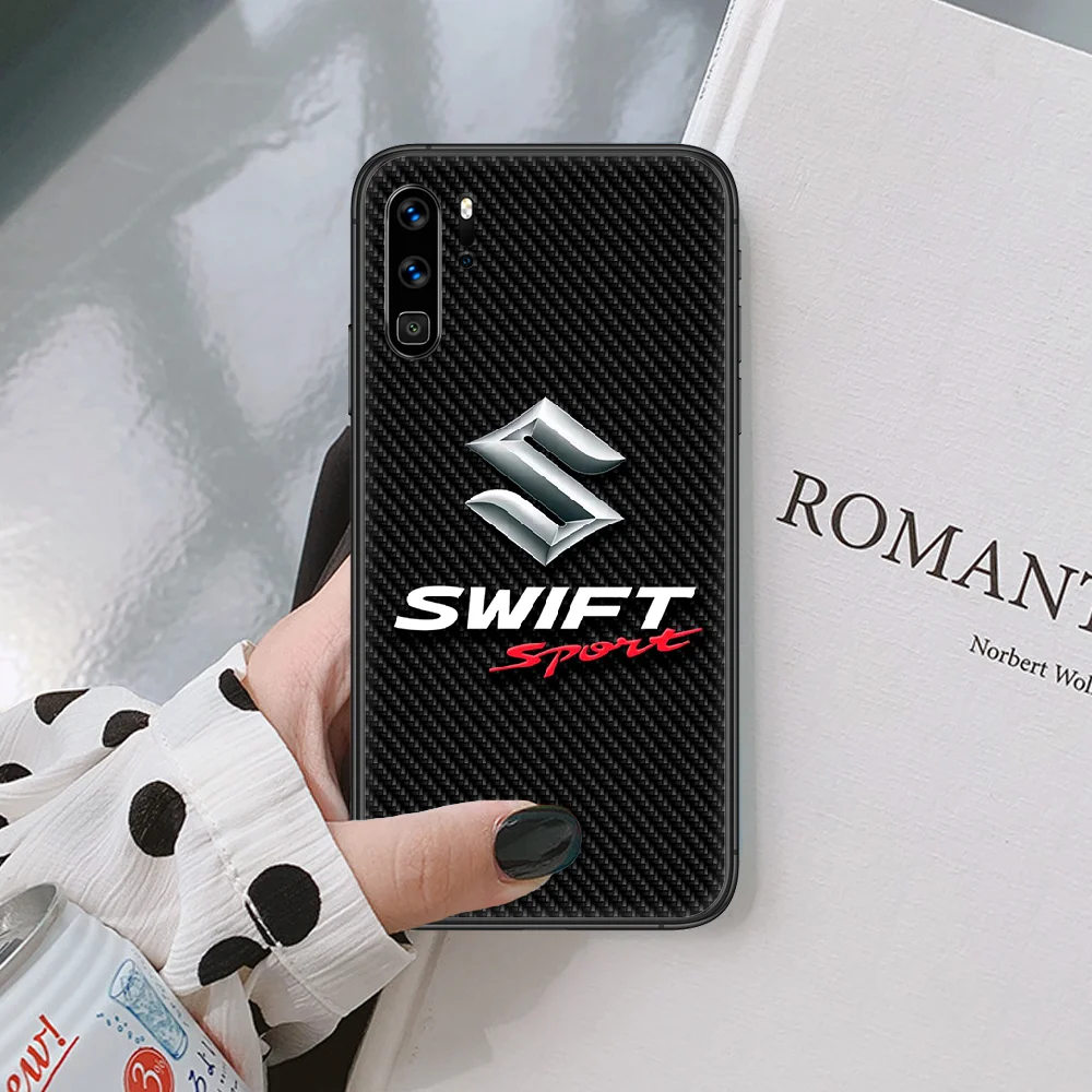 

SUZUKI luxury motorcycle brand Phone case For Huawei P 10 20 30 40 Mate Smart Lite Z 2019 Pro black black funda 3D cell cover