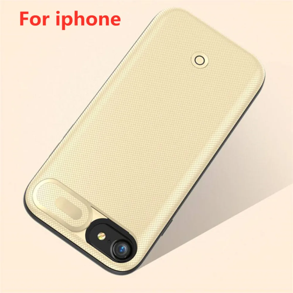 7500mAh задняя крышка аккумулятора чехол для iPhone 8 7 6 6S Plus power Case 5500mAh Bank батарея