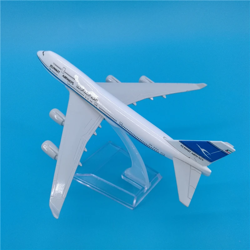 1:400 масштаб 16 см Kuwait Airways Airlines Boeing B747 металлический сплав самолета Модель