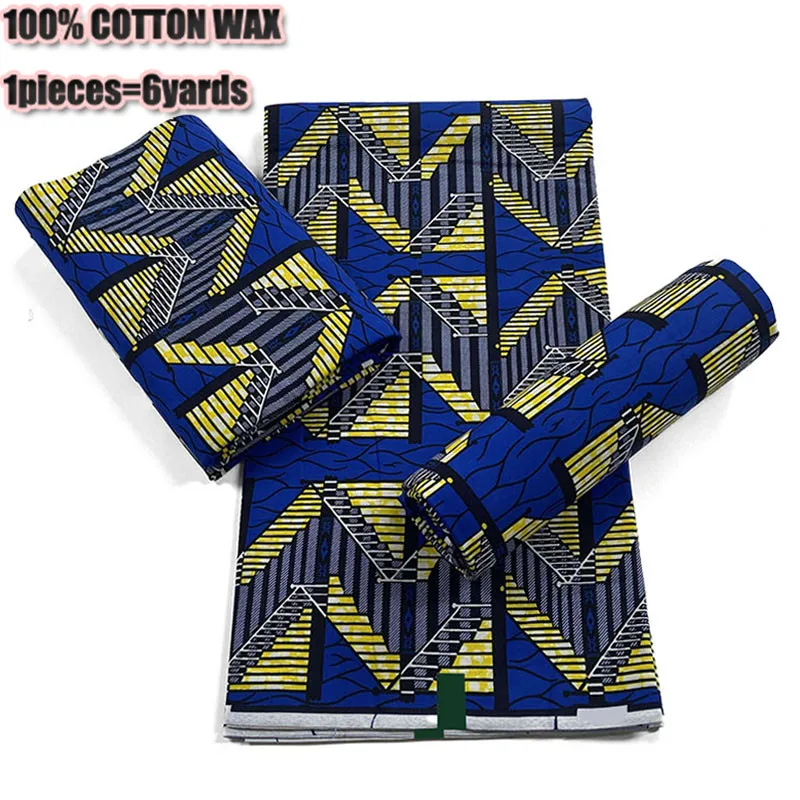 2021 ткань с Африканским восковым принтом из Анкары 100% хлопок в нигерийском стиле