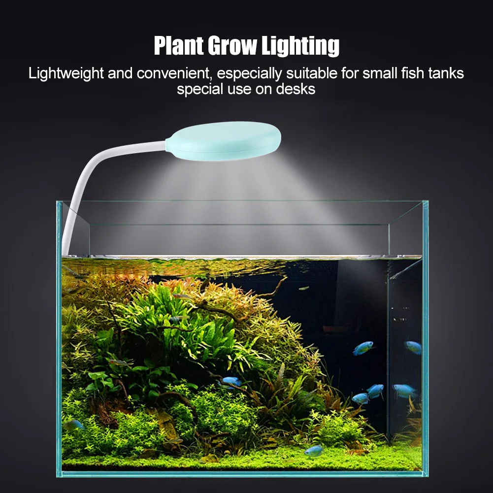 Светодиодный светильник для аквариума с леденцами 3 Вт выращивания растений
