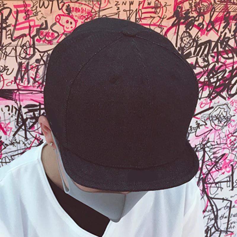 Кепка бейсболка Мужская/Женская однотонная с плоским козырьком|Мужские