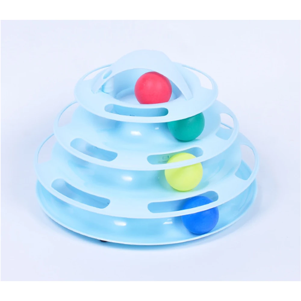 PP пластиковая игрушка котенок Интерактивная интеллектуальная Тройная забавная