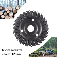 125mm wood angle grinding wheel abrasive disc angle grinder tungsten carbide coating bore shaping sanding carving rotary tool