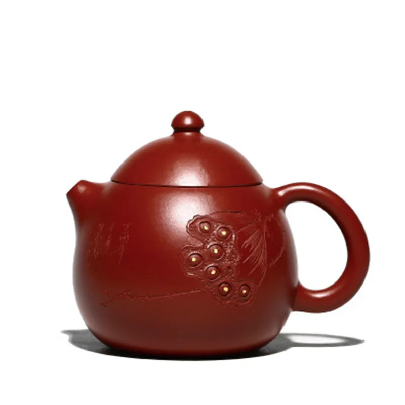 

Collected Raw Ore Dahongpao Zhuni Lian Peng Dragon Egg Zisha Teapot Famous Master Handmade Home Health Bubble Teakettle Teaset