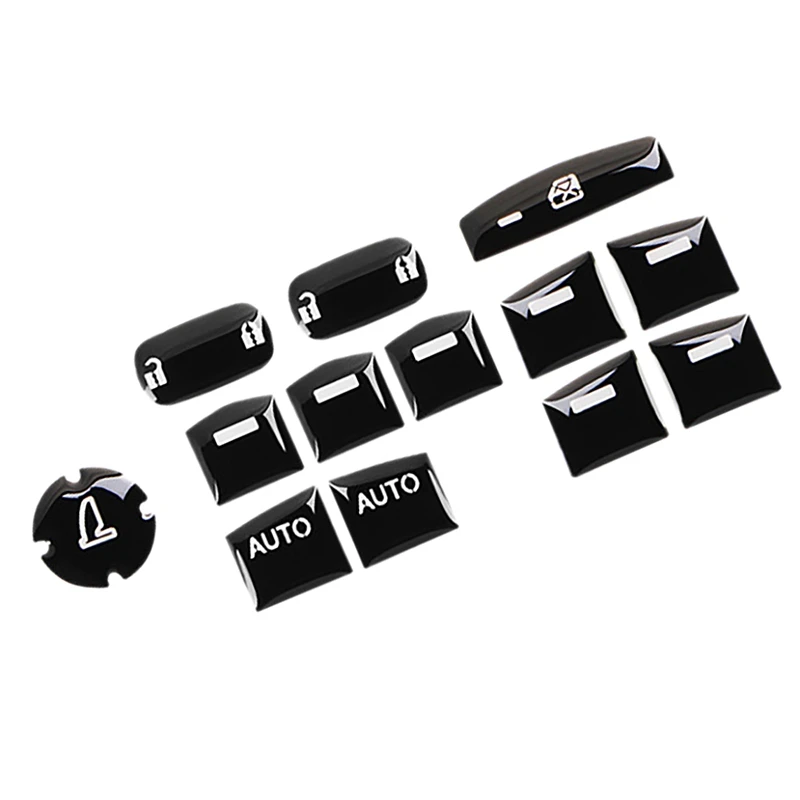 

13Pcs Car Door Armrest Window Switch Button Trim Cover Sticker for Honda CRV CR-V 2017-2021