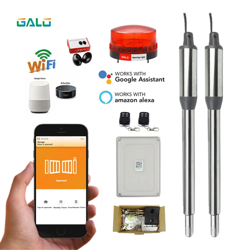 Newest Wifi Control AC220V Electric Linear Actuator 300kgs Engine Motor System Automatic Swing Gate Opener | Безопасность и защита