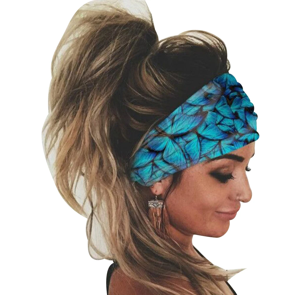 1 шт. Спортивная безопасная впитывающая повязка на голову унисекс красочная