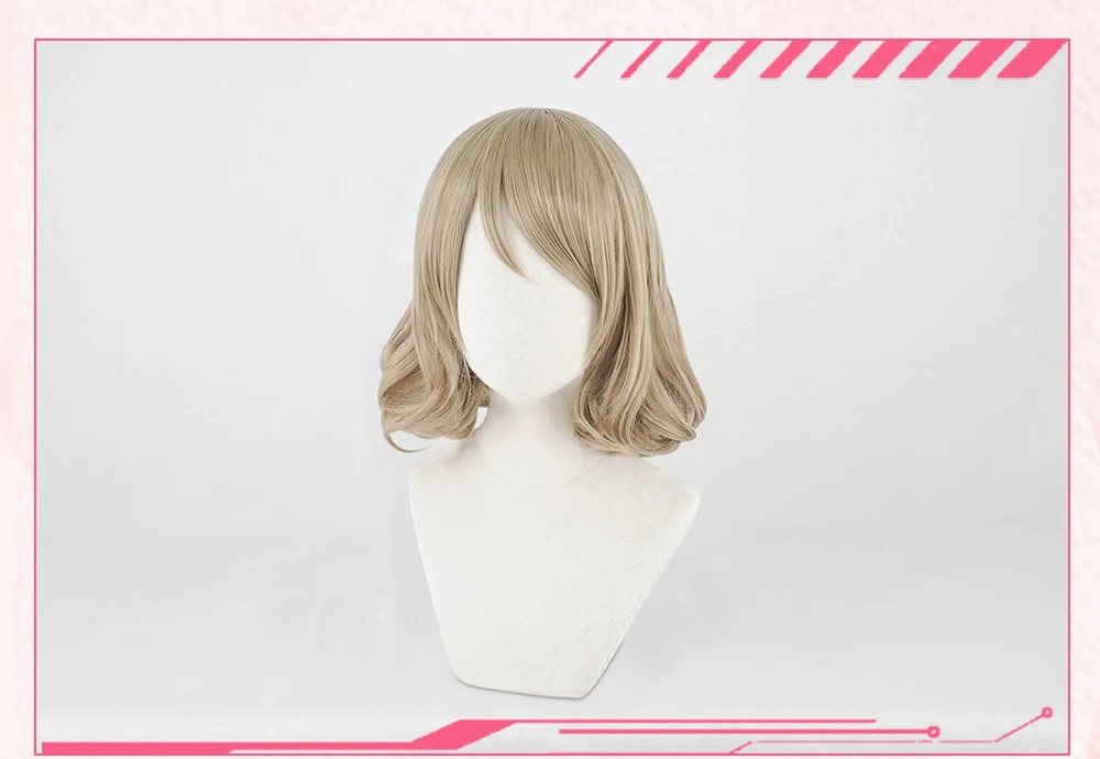 AniHut You Watanabe парик Love Live Sunshine косплей парик блонд синтетические волосы Аниме LoveLive Sunshine Косплей волосы Watanabe You