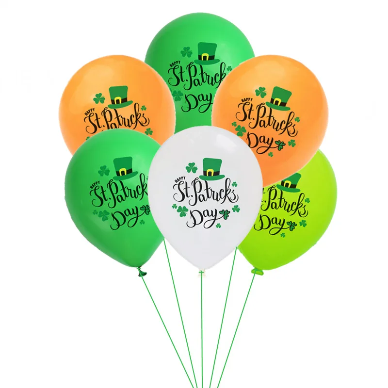 

St. Patrick's Day Party Decoration St. Patrick's Day Balloons Banners Cake Decorations Set Green Clover Party Supplies