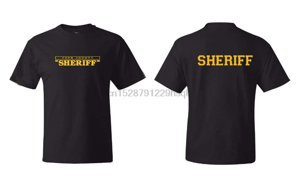 Мужские футболки под заказ окружной помощник шерифа Law enforse 2019 летние новые