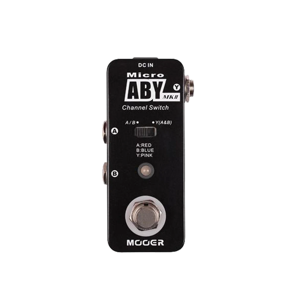 MOOER ABY MKII педаль для гитарных эффектов мини канал фотомагнитная настоящий байпас