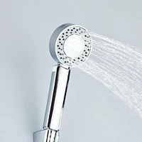 double sided spa shower head high presure with chrome plate panel detachable handhold showerhead