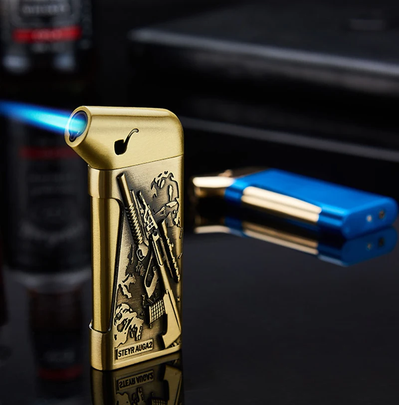 Новая креативная многофункциональная Зажигалка для сигар. Металлическом ультра