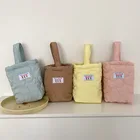 Модный милый женский чехол Yeqofcd для макияжа, дорожная хлопковая косметичка, сумочка для туалетных принадлежностей, маленькая сумка для хранения помады с цветочным рисунком