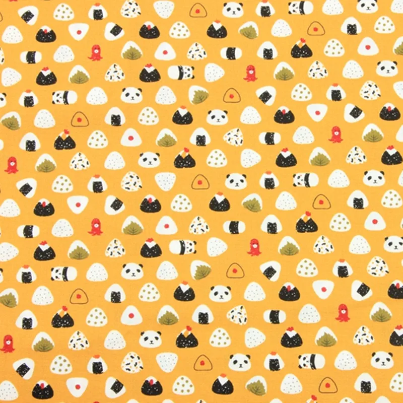 Половина ярд импорт хлопчатобумажной ткани с Одежда изображением мишки для