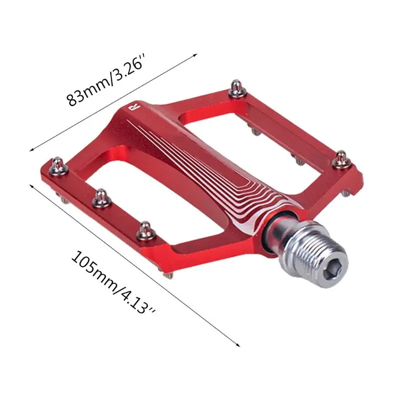 

1pair Ultra-light Bicycle Pedals Aluminum Alloy Bearing Pedal for MTB Road Bike Folding Bike Cycling Accessories