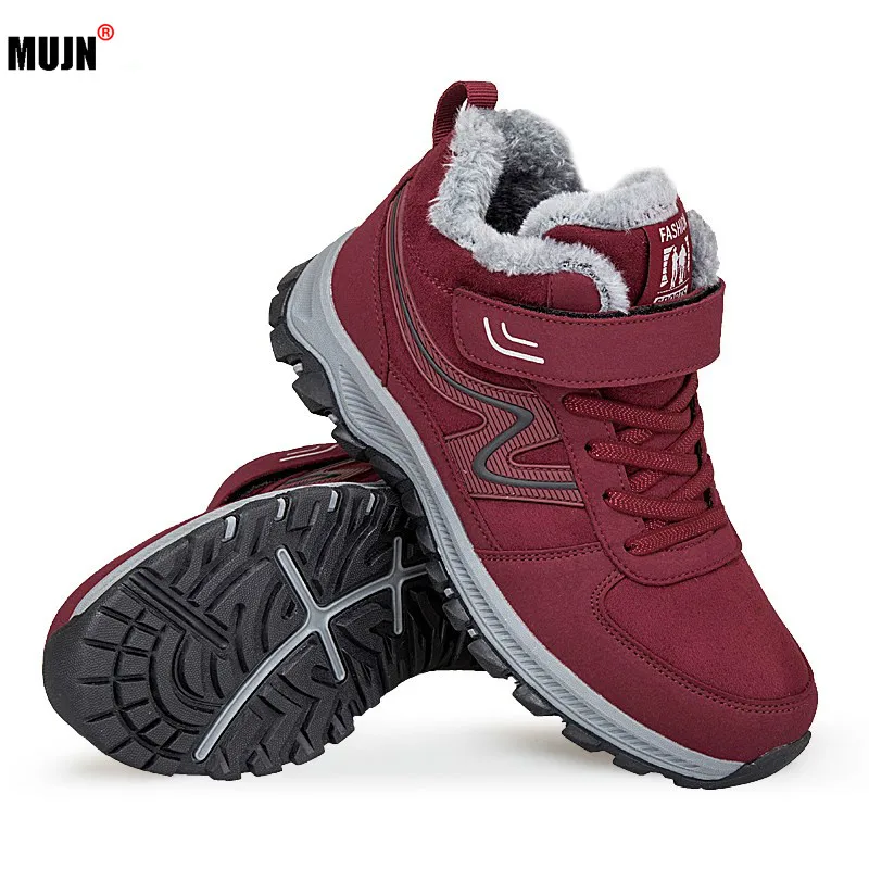 

2021 зимняя обувь для женщин, бархатная теплая Нескользящая повседневная обувь на плоской подошве, мужские кроссовки, обувь для пары размера ...