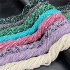 Круглые бусины из натурального камня тинди, кварц, аметист, Амазонит, свободные бусины для изготовления ювелирных изделий, браслетов, ожерелий сделай сам, 3 мм, 4 мм