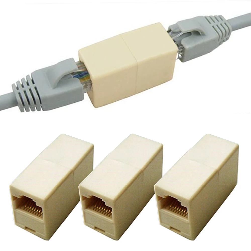 Elisona 10 шт. Ethernet RJ45 кабель RJ 45 с разъемом типа Мама мама Разъем Lan адаптер Столярный