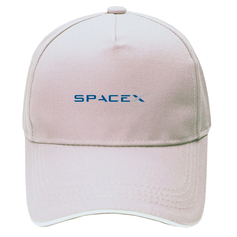 Бейсболка унисекс Кепка-бойфренд с логотипом Space X простая стильная в стиле