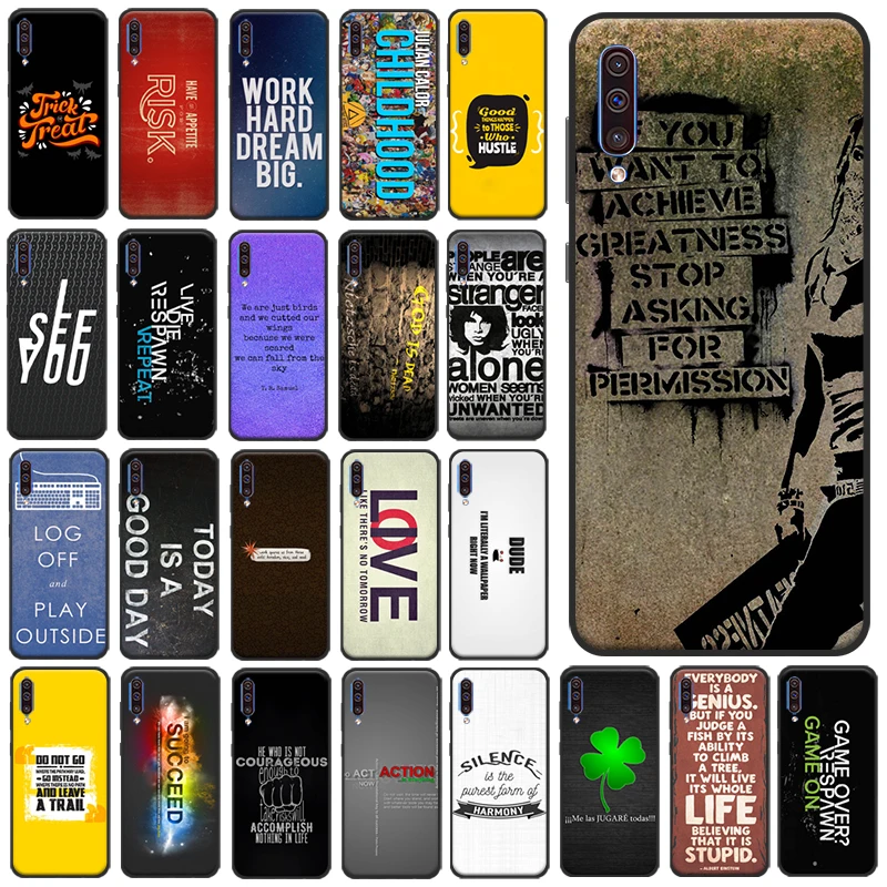 

Fashion Case For Samsung Galaxy A50 Phone Case 6.4 Inch Galaxy A50 Case Silicone Back Cover For Samsung A50 A 50 TPU Black