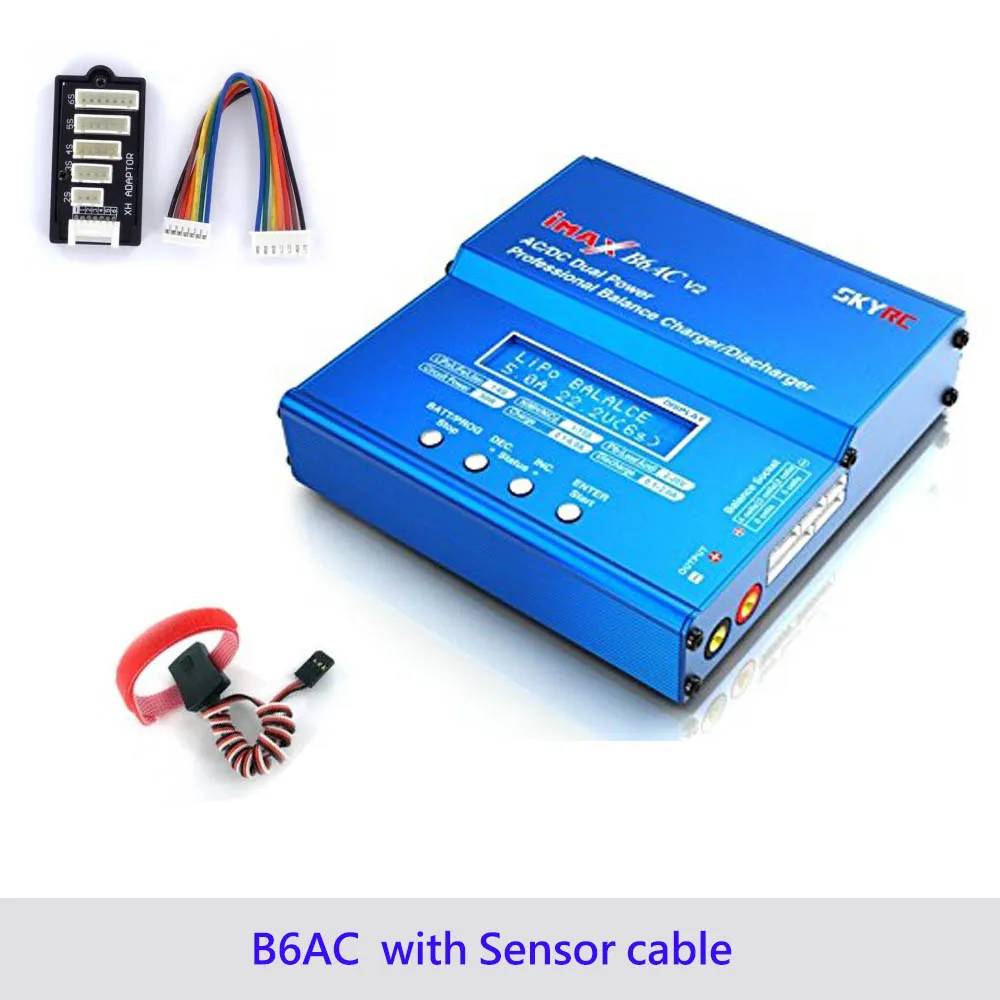 B6AC Sensor Ribbon SKYRC iMAX B6AC V2 6A Lipo батарея баланс зарядное устройство ЖК-дисплей Dis зарядное устройство для радиоуправляемой модели зарядки батареи повторного пикового режима - Цвет: B6AC Sensor Ribbon