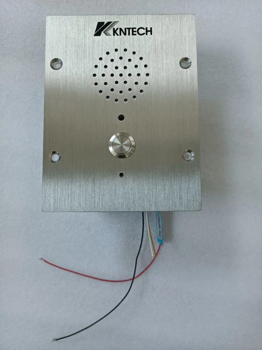 knzd 11 analog kntech sus304 waterproof intercoms sos emergency telephone hotline 1 button elevator phone handsfree outdoor free global shipping