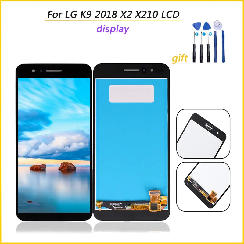 100% протестированный дисплей для LG K9 X2 2018 X210EM X210K X210L X210S X210E X210NMW ЖК с рамкой