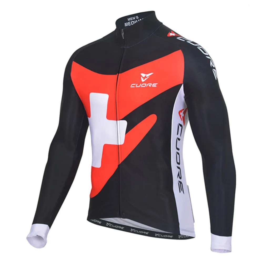 

CUORE cycling clothing long sleeves jersey men lightweight apparel pro team mtb ciclismo roadbike bicycle spring and autumn wear