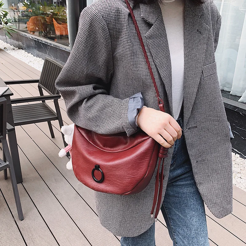 Сумки через плечо из искусственной кожи в стиле ретро для женщин маленькая сумка