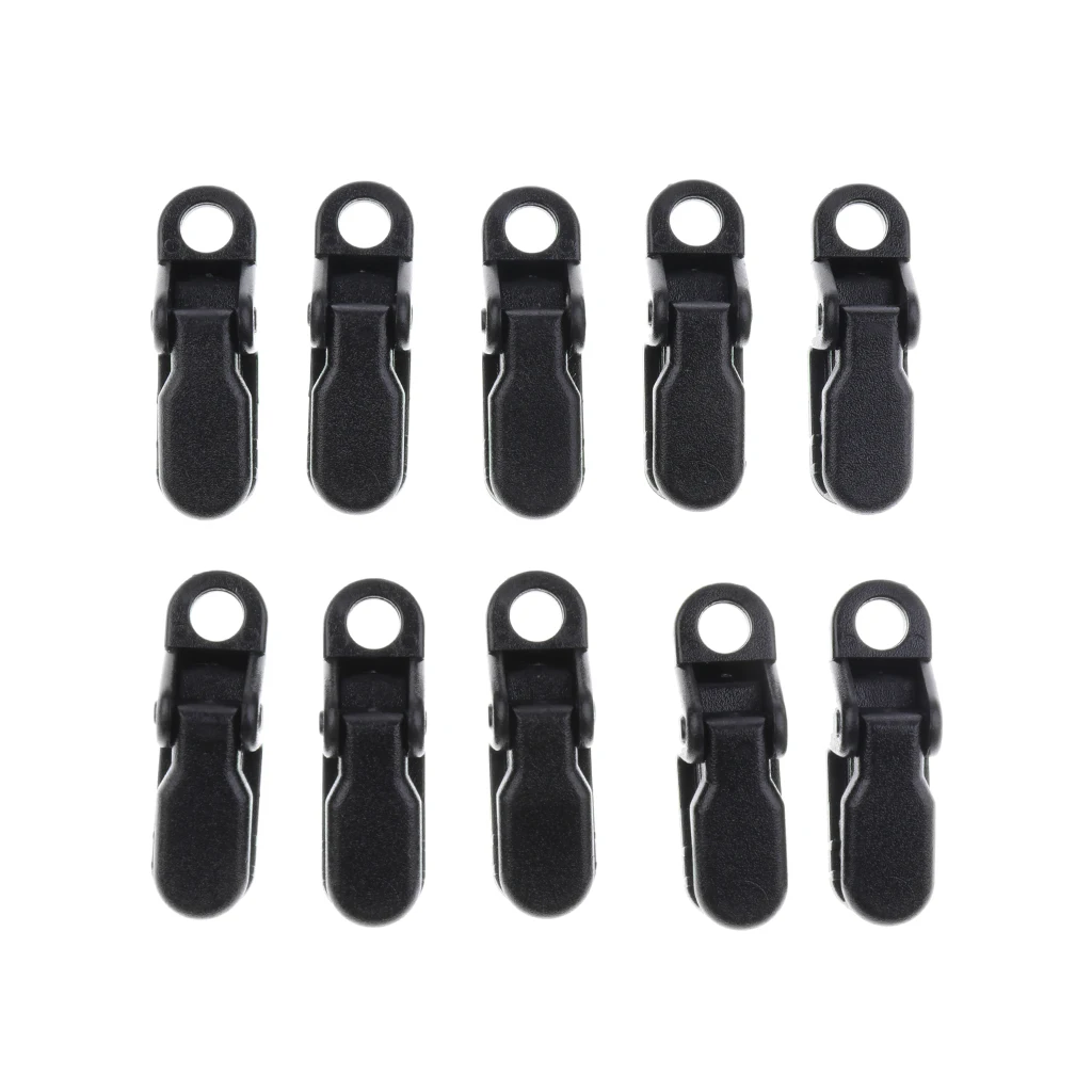 

10x Tarpaulin Clip Canopy Attachment Camping Sportive Tent Clamps