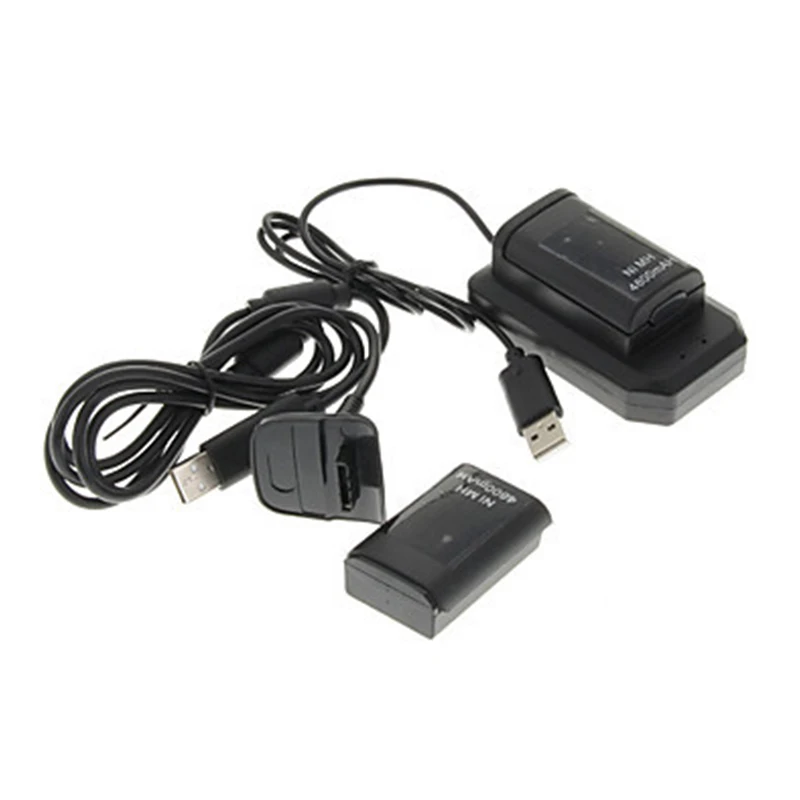 5 в 1 Перезаряжаемый аккумуляторный блок для геймпада xbox 360 Kit Charger Loads And Plays Charge for XBOX Gamepad on.