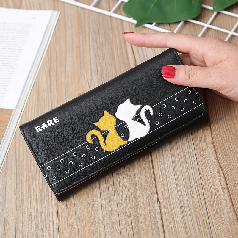 TONUOX Модные женские кошельки из мягкой искусственной кожи с изображением