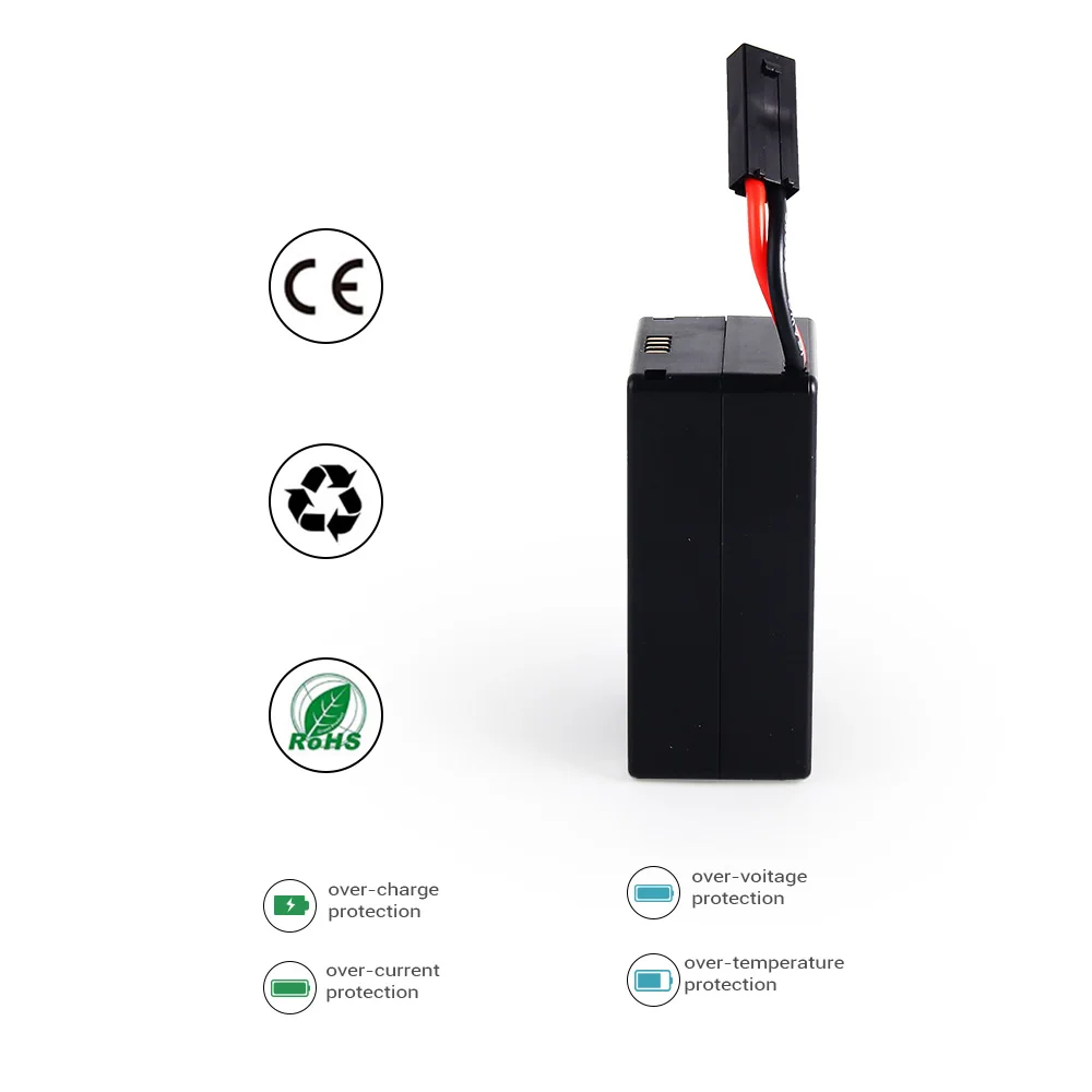 ELEOPTION 3 шт 2000mAh 11 1 V мощный литий полимерный аккумулятор для Parrot AR.Drone 2 0 Quadcopter Upgrade